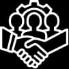 icono de manos estrechandose
