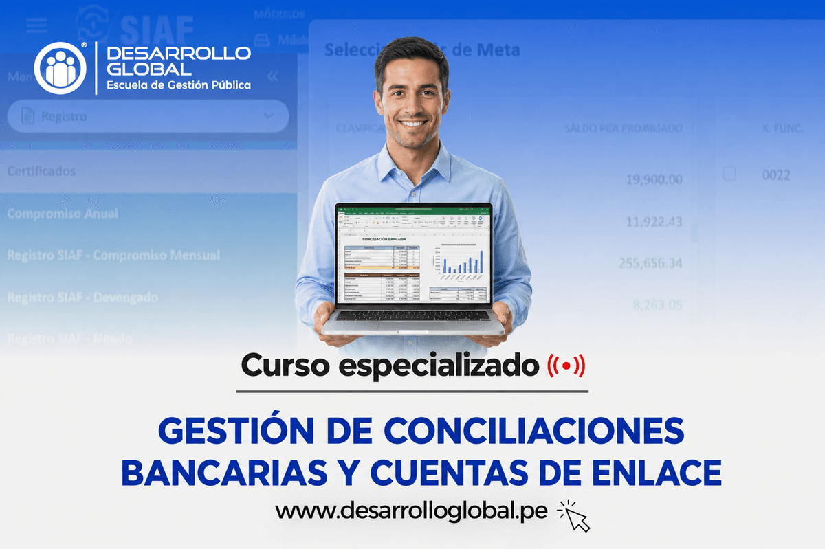 imagen de Conciliaciones Bancarias y Cuentas de Enlace para la Gestión Financiera Pública